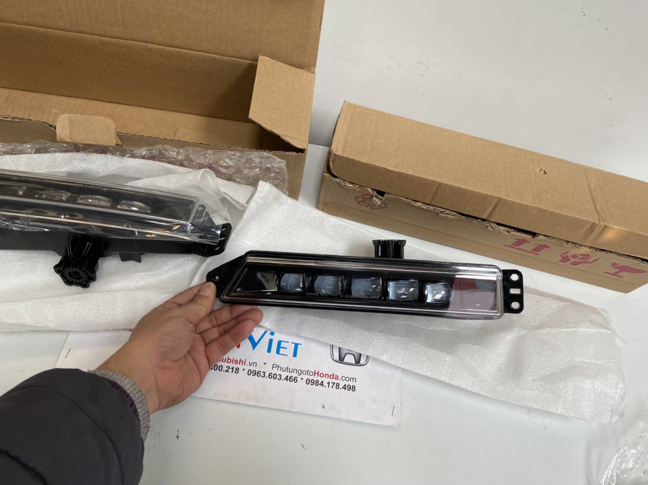 Đèn ba đờ sốc trước xe Honda CRV 2018